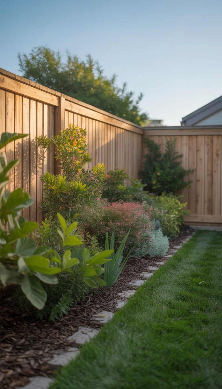 10 Beautiful Backyard Landscaping Along Fence Ideas to Transform Your ...